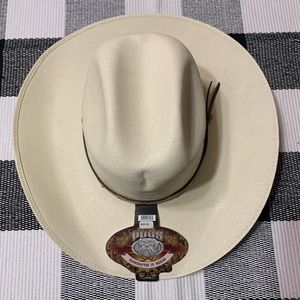New With Tags Cowboy Hat Tan Embellishment Large